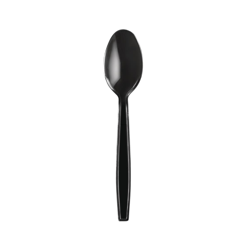 Black Strong Dessert Spoon