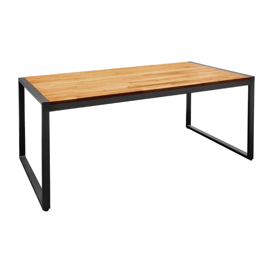 Bolero Steel + Acacia Table