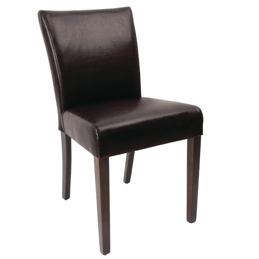 Contemporary Dining Chair - Dark Brown
