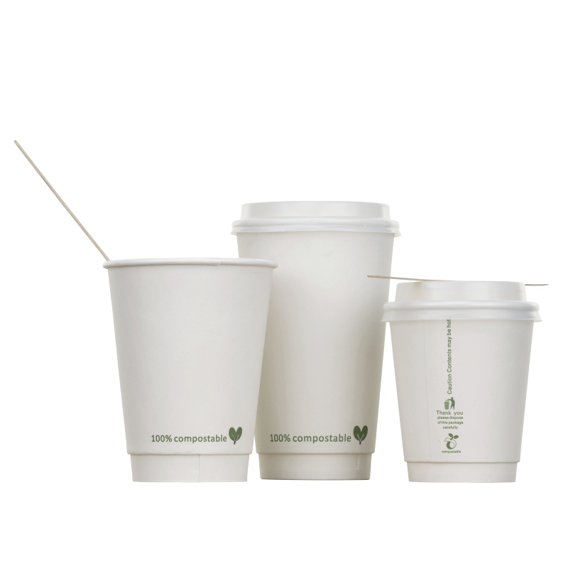 Green Heart Compostable Cups