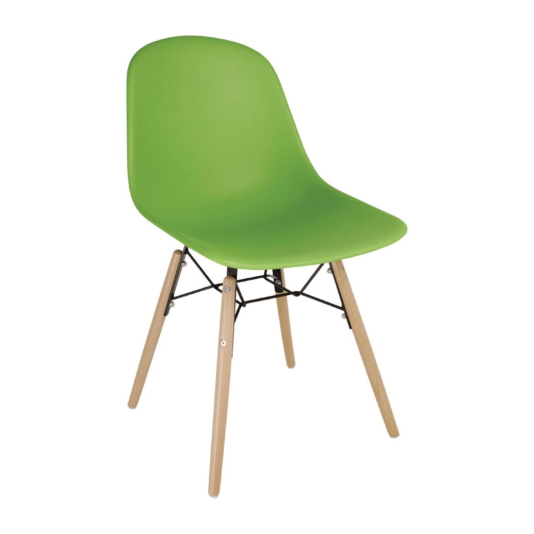 Moulded Side Chair - Green