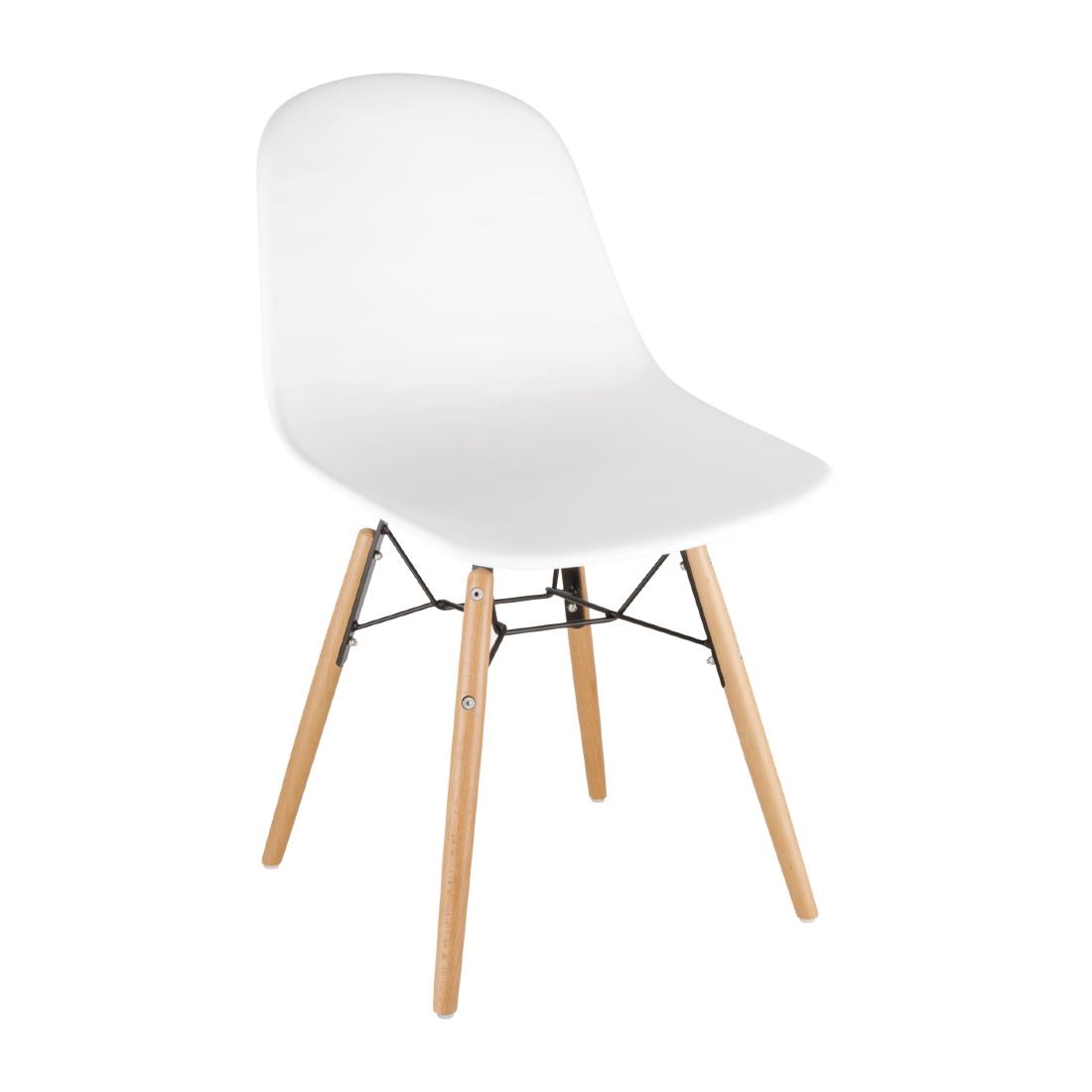Moulded Side Chair - White
