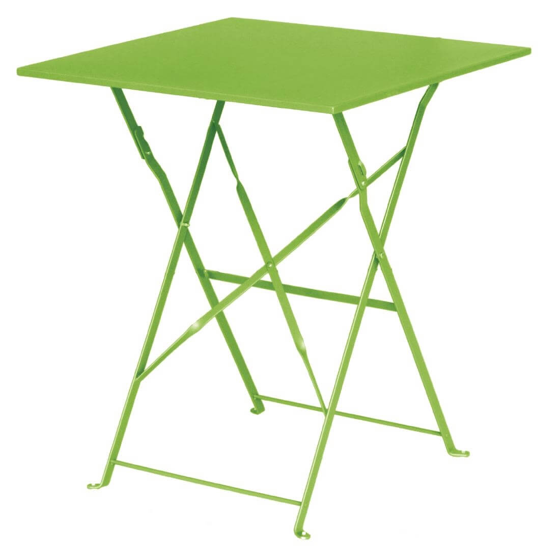 Steel Folding Table Square - Lime