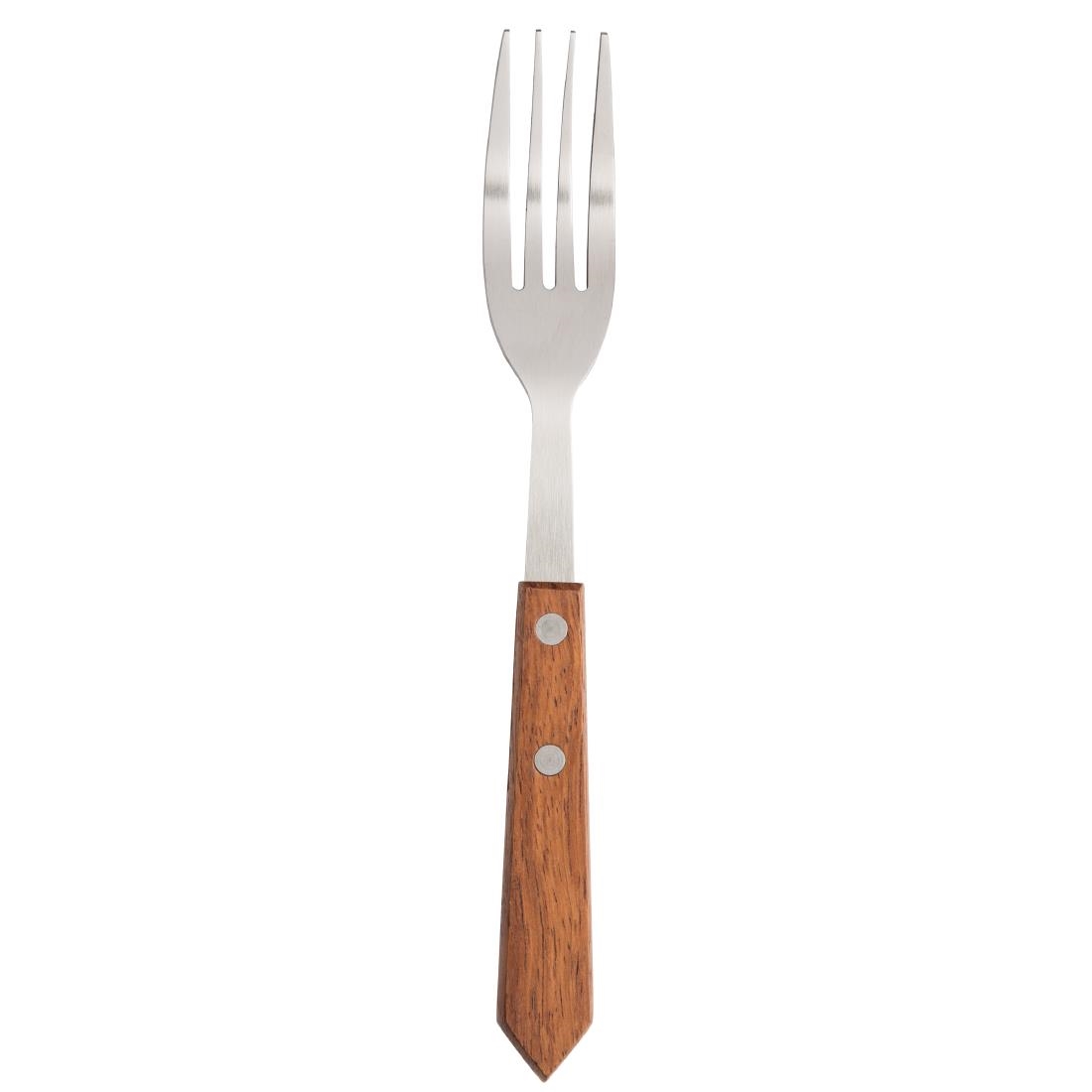 Olympia Steak Forks Wooden Handle