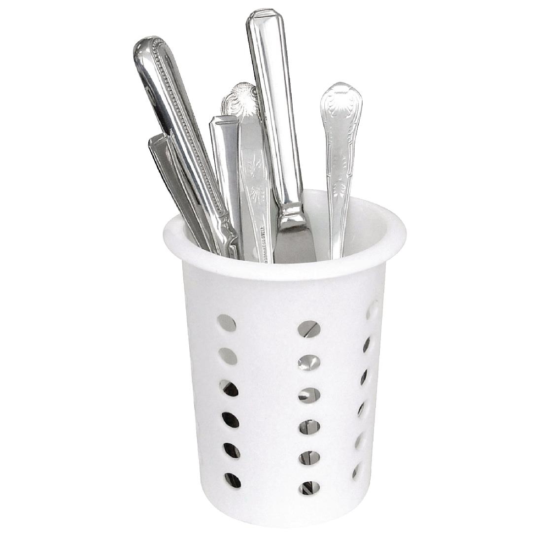 Plastic Cutlery Basket Round