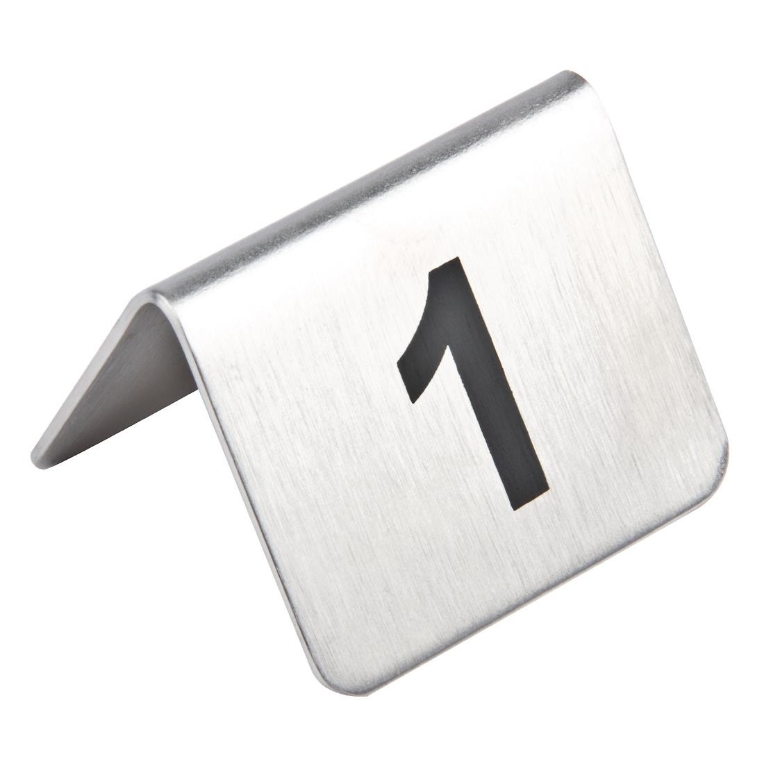Stainless Steel Table Numbers 1-10